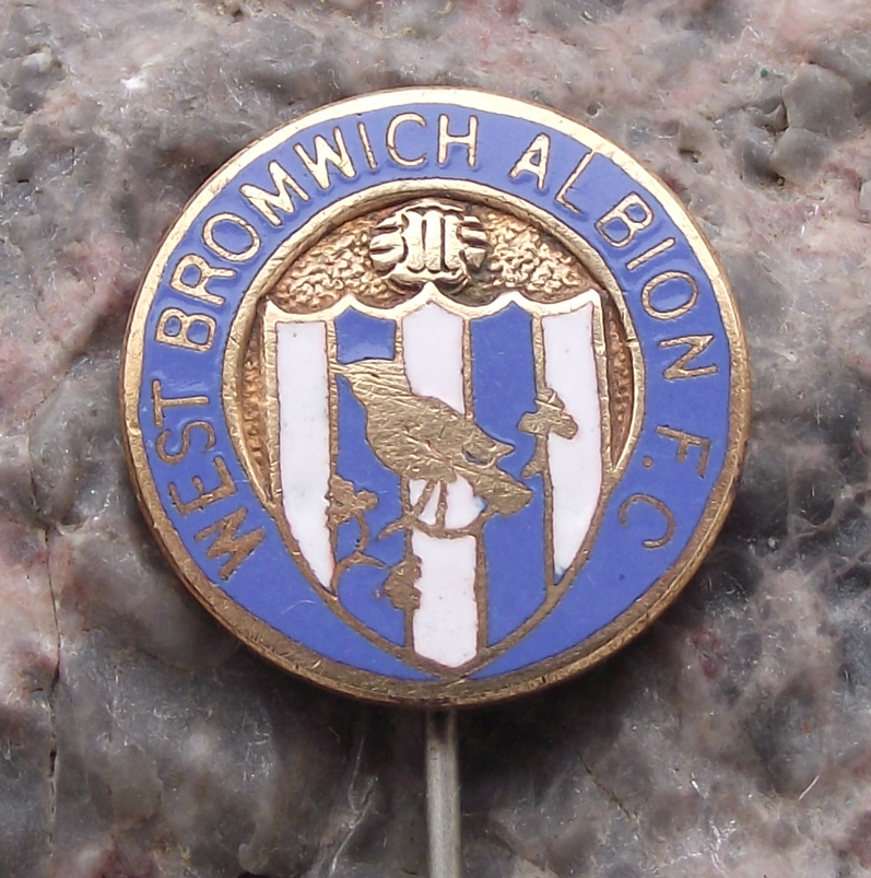 Vintage West Bromwich Albion Football Club Soccer Bird Logo Pin Badge