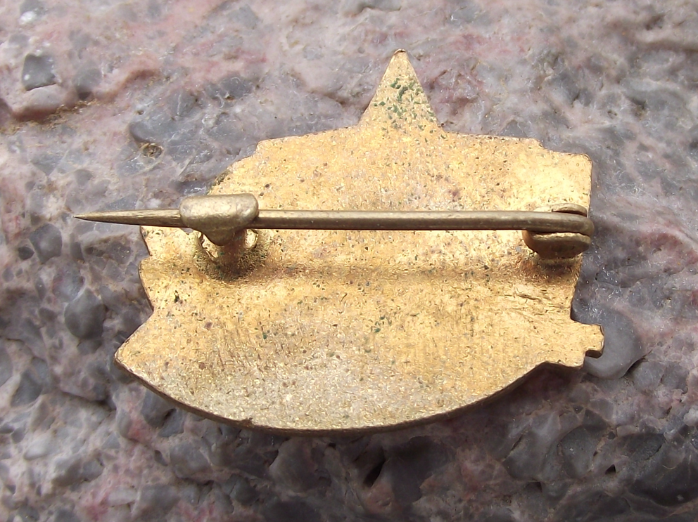 Vintage Kladno Ironworks Poldi SONP Excellent Worker Pin Badge