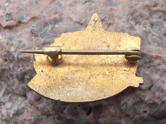 Vintage Kladno Ironworks Poldi SONP Excellent Worker Pin Badge