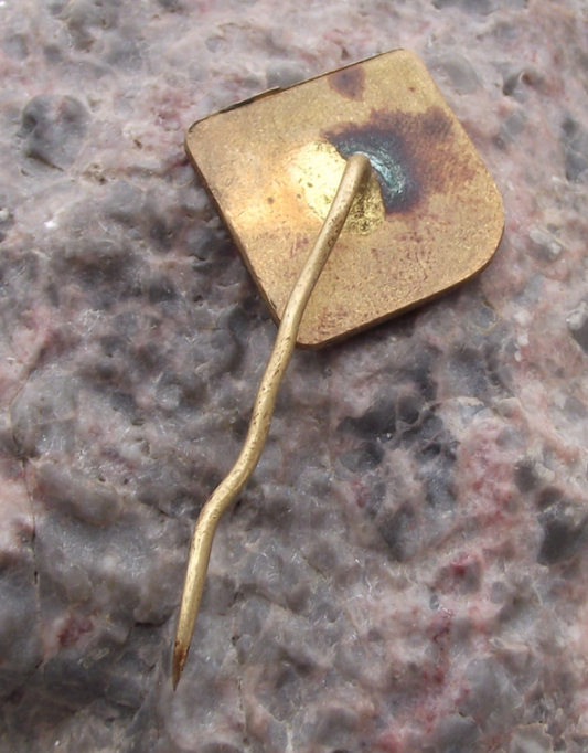 Vintage Krasna Lipa Czechoslovakia Fishing Association CRS Pin Badge