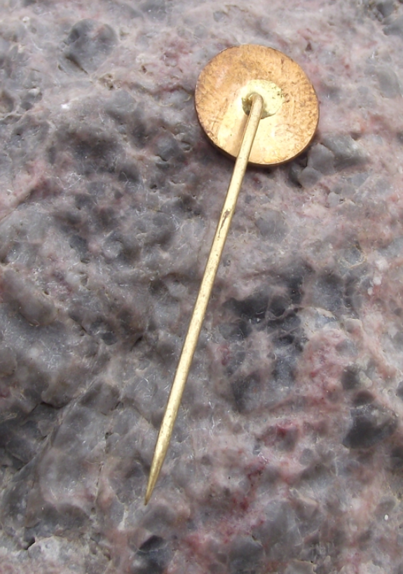 Vintage Czechoslovakia Ship Yard Shipping Repair Company Flag Pin Badge