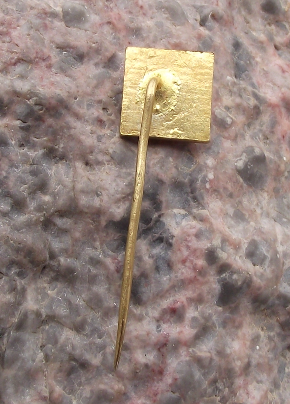 Vintage Tesla Electronics Hloubětín Radio Pin Badge