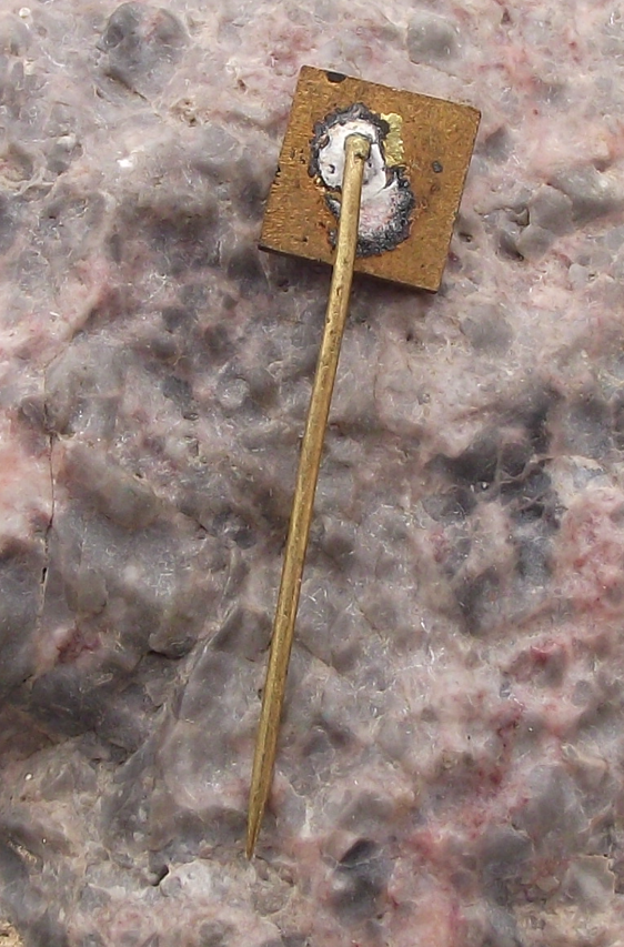 Vintage Tesla Electronics Třinec Sine Wave Logo Pin Badge