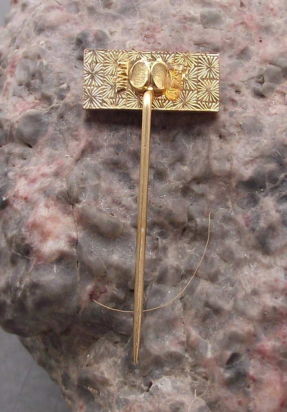 Vintage Tesla Electronics VUT Logo Pin Badge