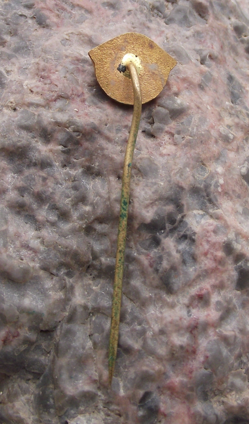 Vintage Tesla Strašnice Josef Hakena Pin Badge