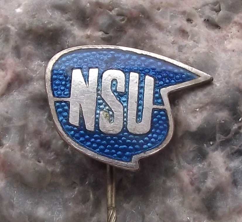 Vintage NSU Motorenwerke AG Motorcycle Logo Pin Badge