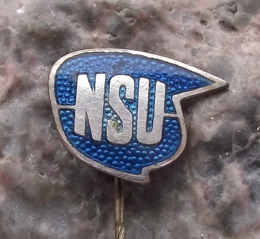 Vintage NSU Motorenwerke AG Motorcycle Logo Pin Badge