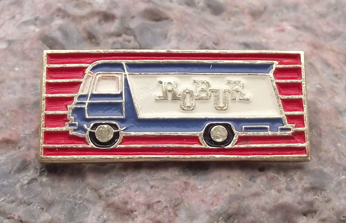 Vintage ROBUR LO 3000 East German GDR DDR Truck & Bus Maker Pin Badge