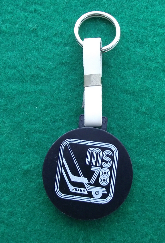 1978 Czechoslovakia Ice Hockey World Championships Keyring Key Chain