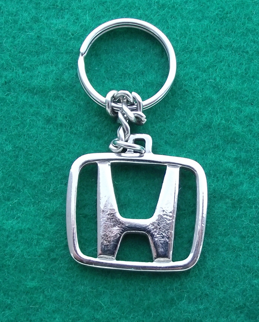 Honda Motor Company Japan H Logo Metal Keyring Key Chain