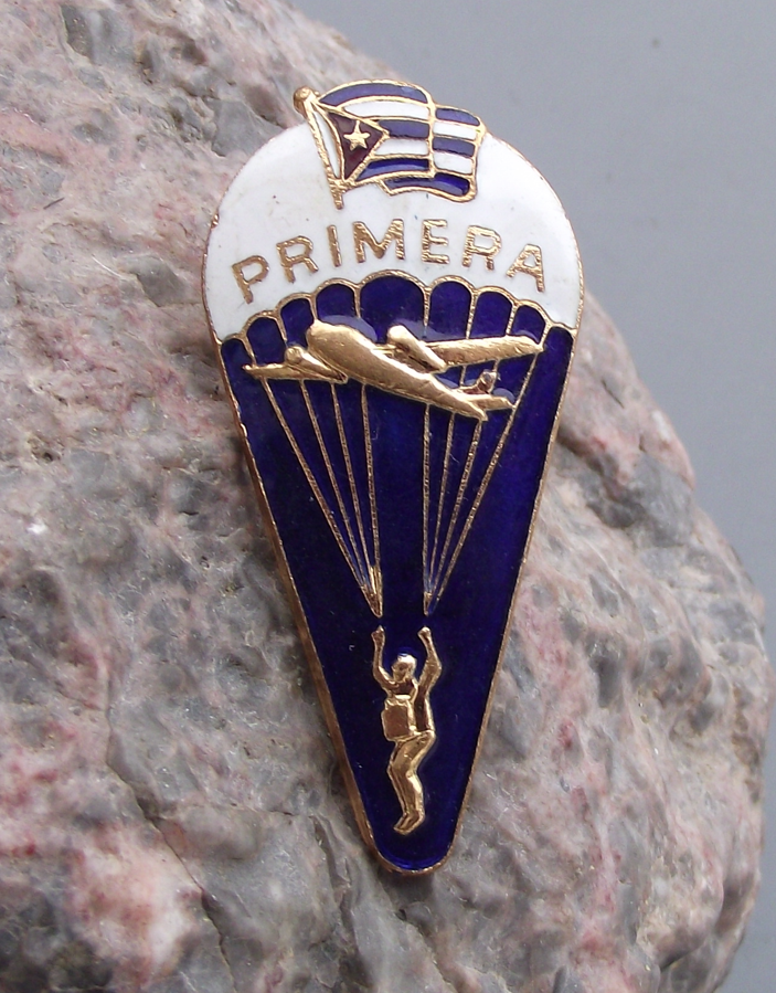 Vintage Rare Reservist Army FAR Parachutist First Class Parachute Award Badge
