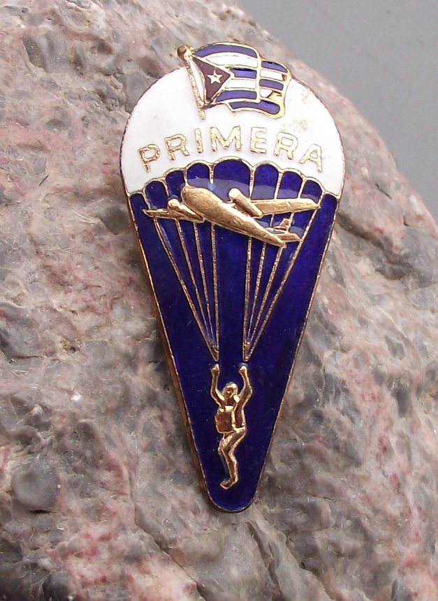 Vintage Rare Reservist Army FAR Parachutist First Class Parachute Award Badge