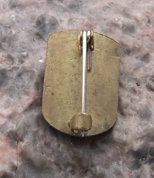 Vintage Leipzig East Germany Lion Official Heraldic City Crest Shield Pin Badge