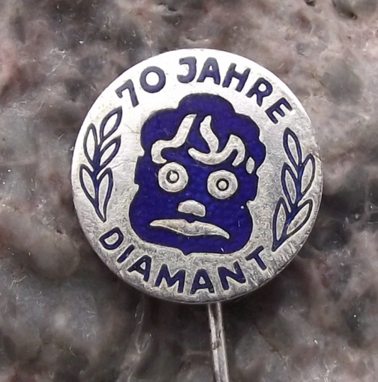 1955 Diamant Bicycle Germany 70th Anniversary Pin Badge