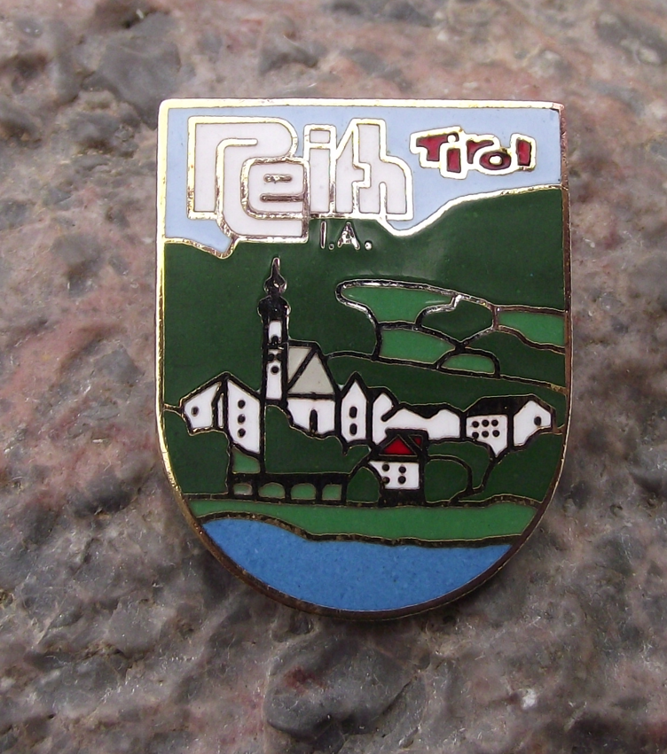Vintage Reith im Alpbachtal Tyrol Austria Tourist Pin Badge