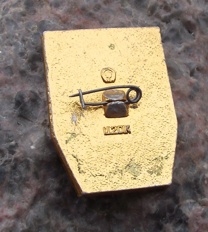 1980 Moscow Olympic Games Official Olympiada 80 Rings Tapered Pin Badge