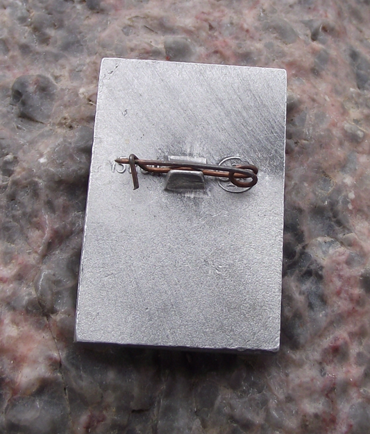 Vintage Fedot Sychkov Russian Cross Eyed Peasant Painter Artist  Pin Badge