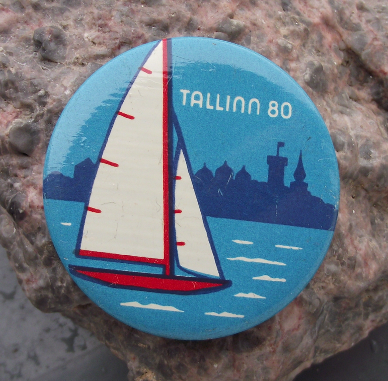1980 Moscow Olympic Games Tallinn Estonia Sailing Yachting Pin Badge 6