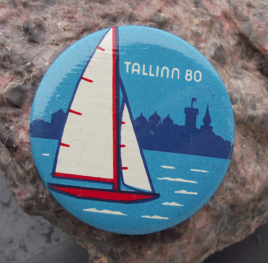 1980 Moscow Olympic Games Tallinn Estonia Sailing Yachting Pin Badge 6