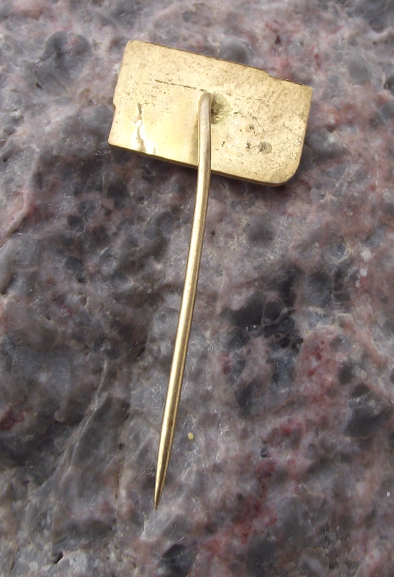 Vintage Czech Construction Building Workers Trade Union ROH Members Pin Badge