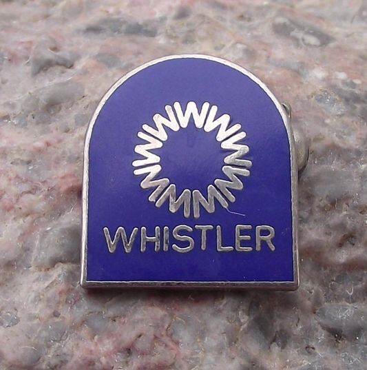 Ski Whistler North America Canada Ski Resort Skiing Pin Badge