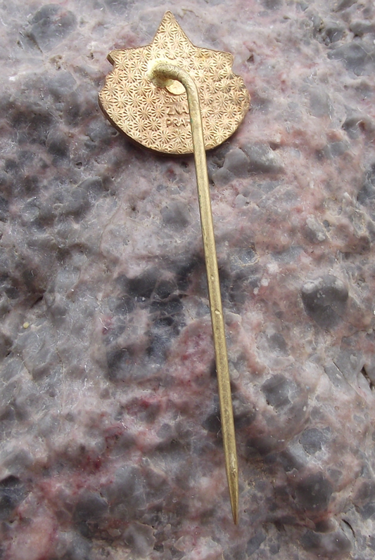 Vintage Soviet Union Star Hammer and Sickle Excellent Worker Award Pin Badge