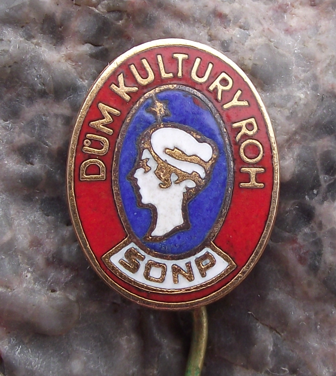 Vintage ROH Trade Union Association Poldi Steel Mills Pin Badge