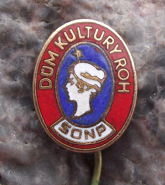Vintage ROH Trade Union Association Poldi Steel Mills Pin Badge
