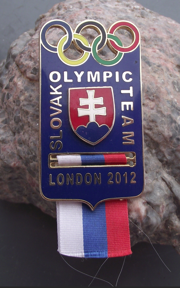 2012 Olympic Summer Games London Slovak Team Members Pin Badge