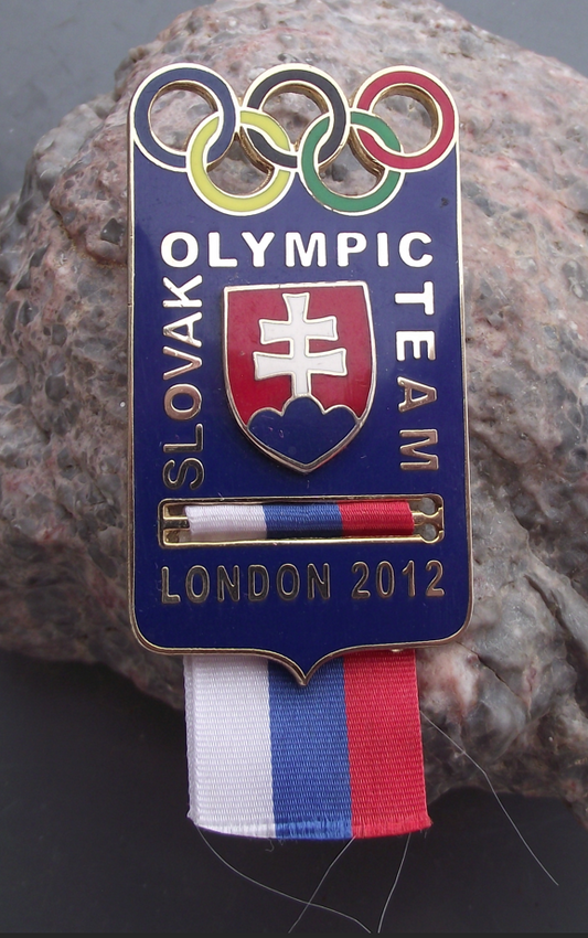 2012 Olympic Summer Games London Slovak Team Members Pin Badge