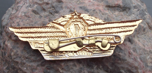 Vintage Soviet Union Excellent Tank Soldier 1st Class Award Badge