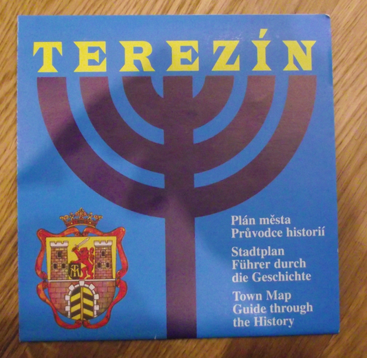 Terezin Nazi Concentration Camp Map and Guide English German Czech