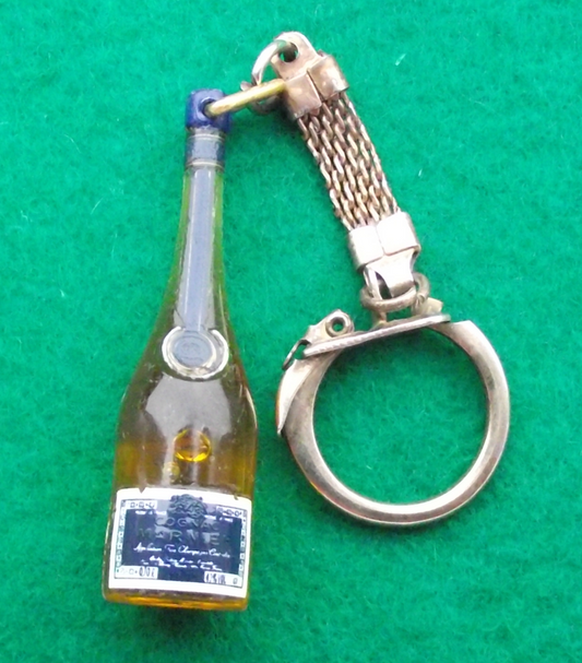Vintage Cognac Marnier VSOP Brandy Bottle Keyring Key Chain