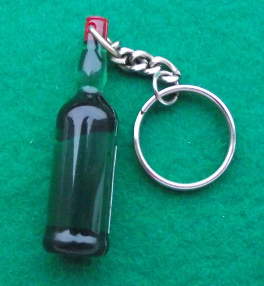 Vintage J&B Rare Scotch Whisky J B Bottle Justerini and Brooks Keyring Key Chain