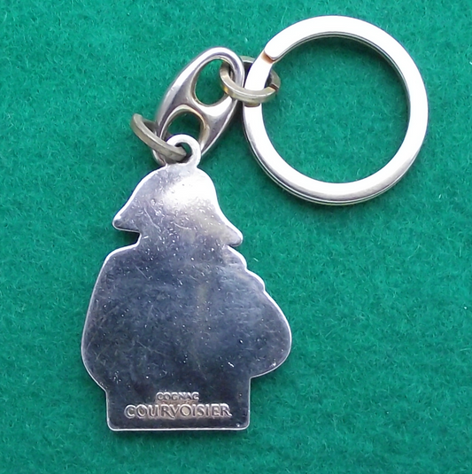 Vintage Courvoisier Cognac France Brandy Bottle Napoleon Keyring Key Chain
