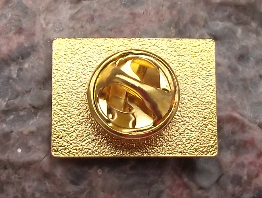 Gibraltar National Flag Tourist Souvenir Clasp Pin Badge