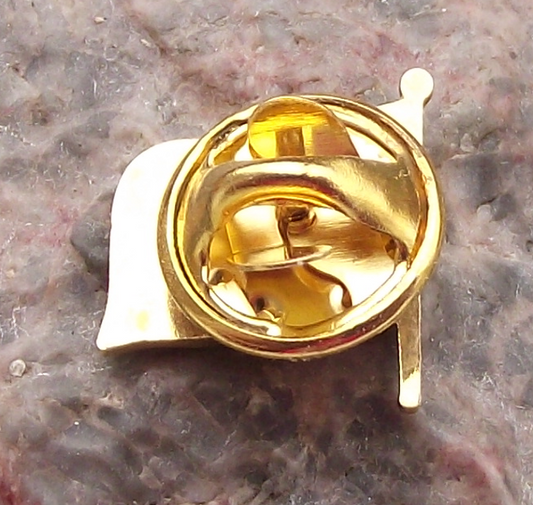 Vintage Official National Flag of Monaco or Indonesia Pin Badge