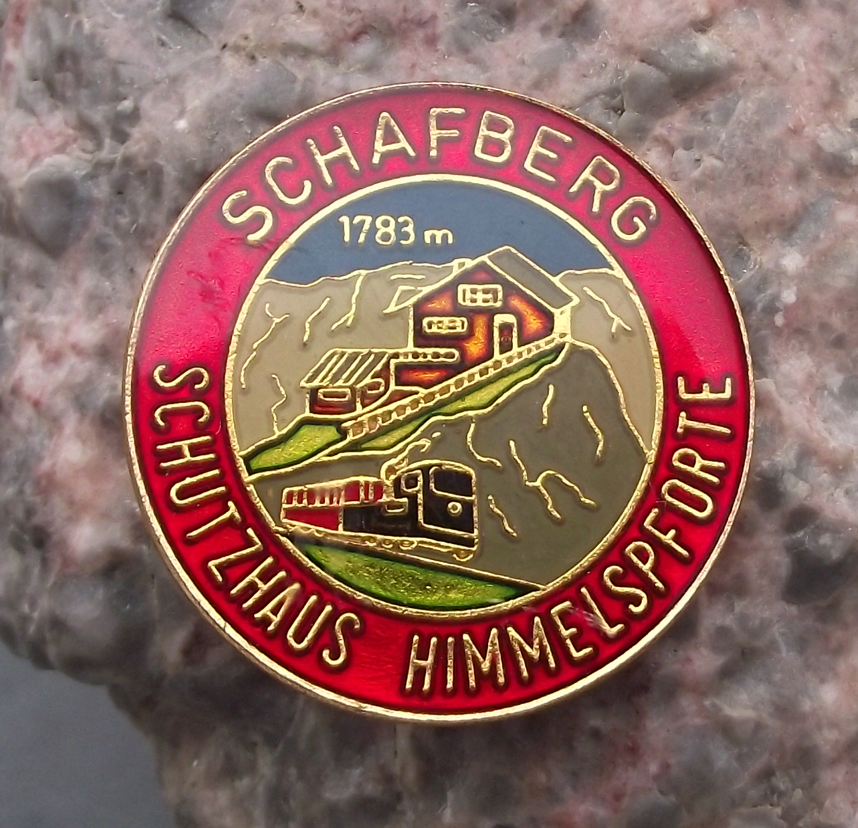 Vintage Austria Schafberg Schutzhütte Himmelspforte Mountain Huts Pin Badge