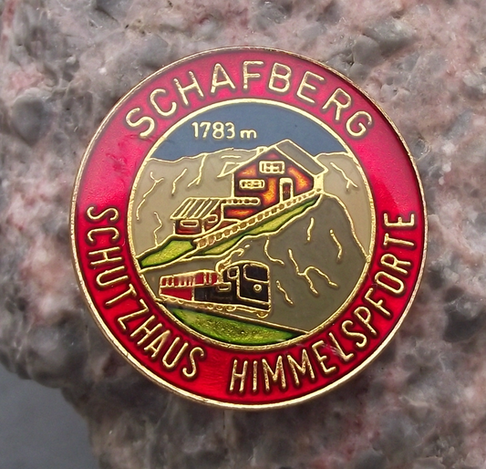Vintage Austria Schafberg Schutzhütte Himmelspforte Mountain Huts Pin Badge