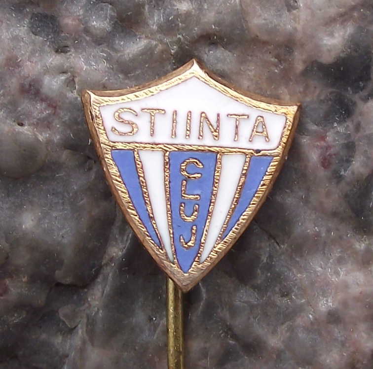 Vintage Universitatea Știința Cluj Football Club Romania Soccer Pin Badge