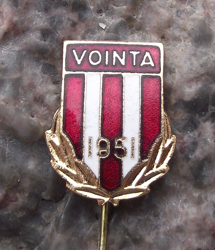 Vintage FC Voința Bucharest Football Club Romania Soccer Pin Badge