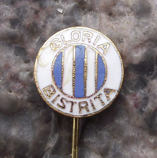 Vintage ACF Gloria Bistrița Football Club Romania Soccer Pin Badge