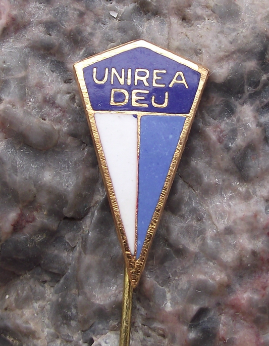 Vintage FC Unirea Dej Football Club Romania Soccer Pin Badge