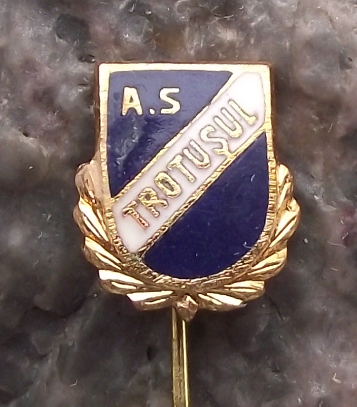 Vintage A.S. TROTUSUL Football Club Romania Soccer Pin Badge