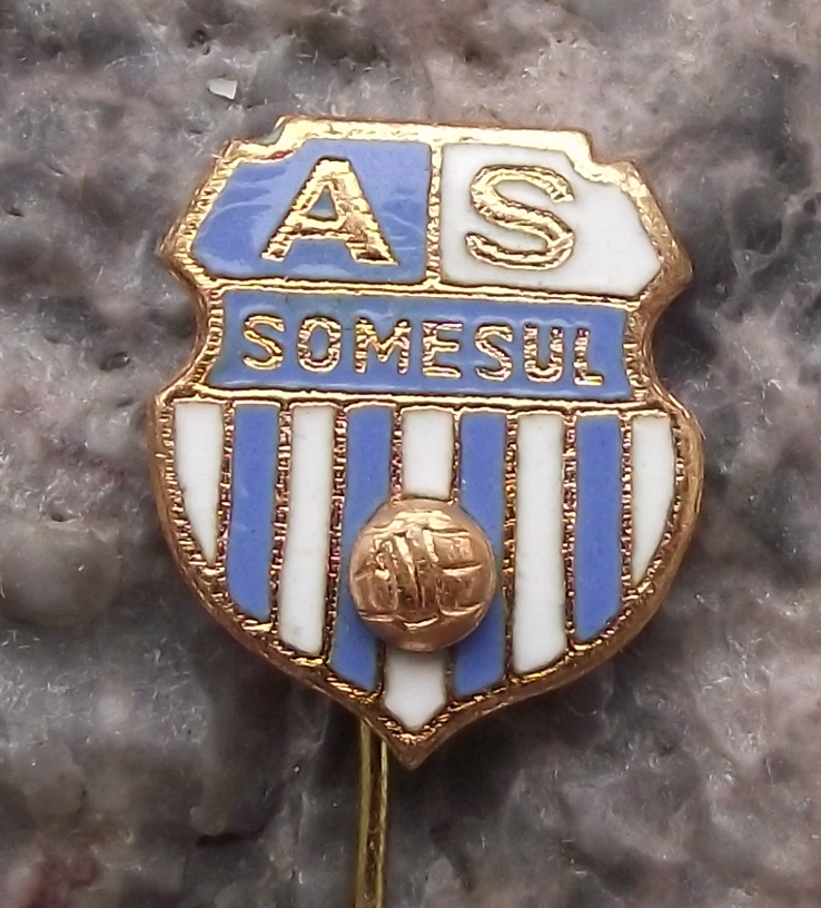 Vintage AS Somesul FC Football Club Romania Soccer Pin Badge