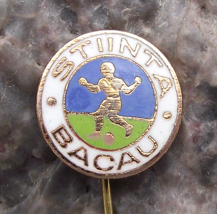 Vintage Stiinta Bacau Football Club Romania Soccer Pin Badge