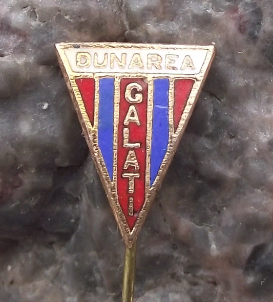 Vintage CSM Dunărea Galaţi Football Club Romania Soccer Pin Badge
