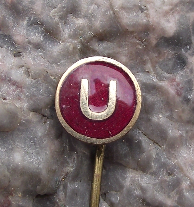Vintage Small Universitatea Cluj Football Club Romania Soccer Pin Badge