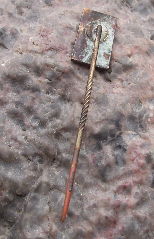 Vintage UŽZ Czechoslovakia Railway Workers Trade Union Pin Badge