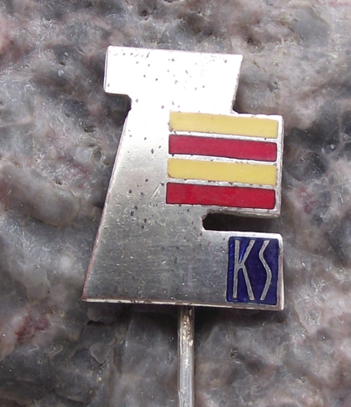 Vintage KS Zwierzyniecki Kraków Poland Football Club Pin Badge